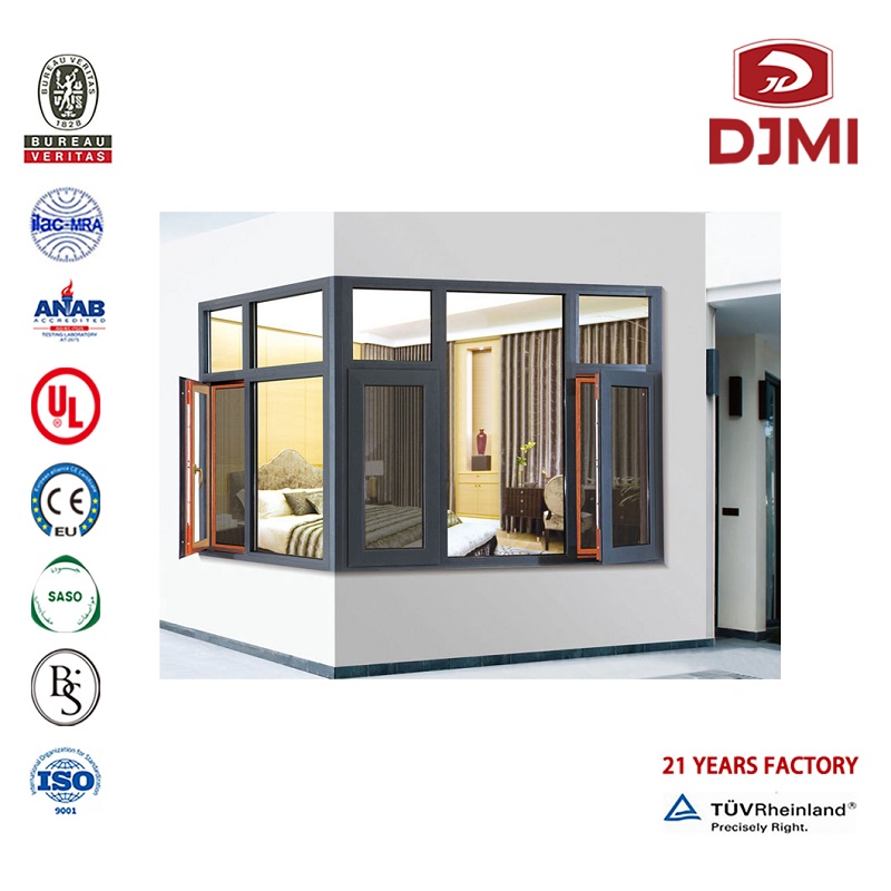 Glass Windows for Hawaii Aluminum Louver Window Professional Thermal Break French Wood Frame Design French Wood Frame Design Guangdong Factory