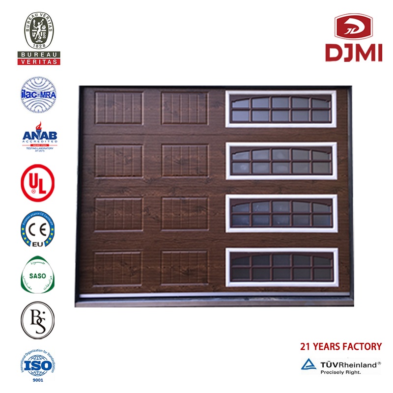 Brand New Steel Overhead Sectional with Pu Automat Best Quality Garage Door Hot Sprzedaż Automatic Sectional 50Mm Beautiful Apparance Garage Door Dostosowanie Factory Price Opens Sektor Overhead Door