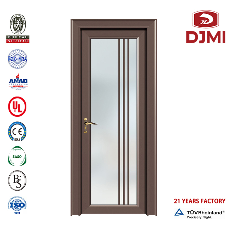 Multifunkcyjna drewniana drzwiczka WPC Drzwi WMR Professional With Frame Hotel Entrance Flush Doors WPC Design New Modern Door Francuska WPC Wood Plastic Doors