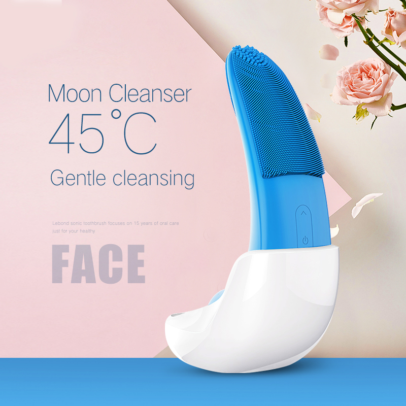 Beauty Sonic Electric Face Cleansing Pędzel ultradźwiękowy Scrubber skóry twarzy