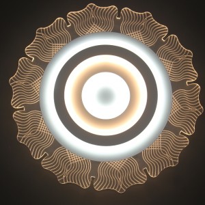 ołowiana lampa sufitowa Stylowa obudowa PC odporna na promieniowanie UV i antyżółta