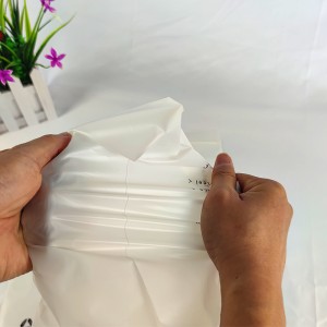 Własny biodegradowalny kompostowalny mały worek suwakowy