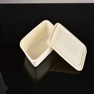 Wysoka jakość kompostowalna, biodegradowalna skrzynka na lunch ze skrobi kukurydzianej