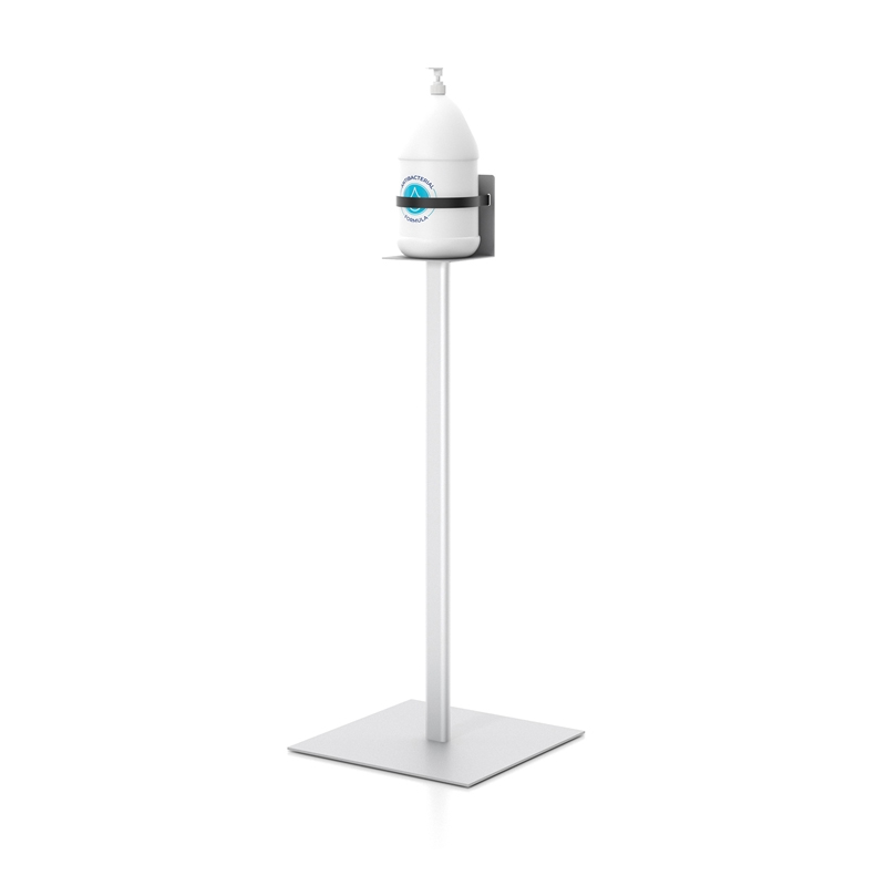 TMJ712 Dostosowany Portable Floor Standing Hand Sanitizer Disponse Display Stand Rame regulowane