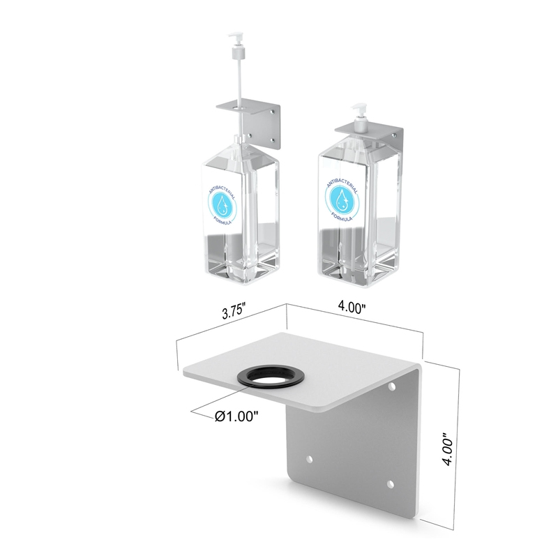 TMJ712 Dostosowany Portable Floor Standing Hand Sanitizer Disponse Display Stand Rame regulowane