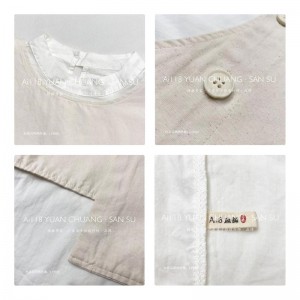 luźno dopasowany projekt Minimalist Stylish Casual Solid Striped Checked overshed cust 19505 Round collar Shirt + Waiscoat