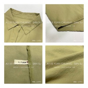 luźno dopasowany projekt Minimalist Stylish Casual Solid Striped Checked overshed cust 17711 Loose Shirt