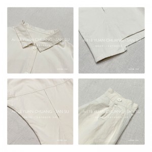 Luose-fitting design Minimalist Stylish Casual Solid color Striped Checked oversfied custous 17839 Loose Shirt