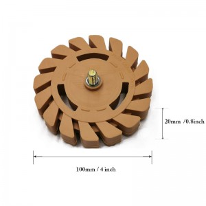 4 Inch Gumowy Wymeracz Koło Decal Usunięcie Koła Decal Samochodu Tapety Ceramiczne Narzędzia czyszczące