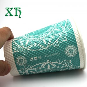 12 uncji Ripple Wall Paper Kubek do kawy