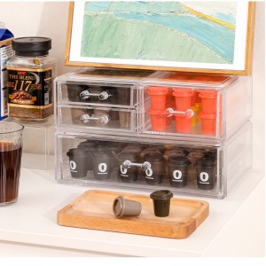 TMJ PP-586 ODM Tablica z przezroczystym akrylowym nespresso uchwytem uchwytu kapsułki do kawy