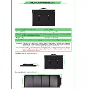 100W Rozpuszczalnik Solar