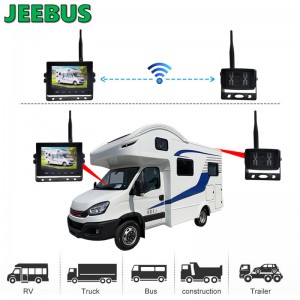 Bezprzewodowa kamera Wi-Fi z automatycznym cofaniem i 5-calowym monitorem systemu parkowania dla pojazdu RV