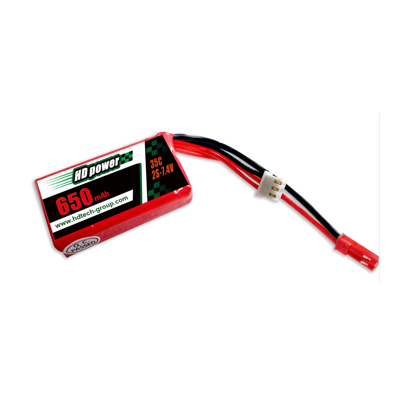 Akumulator LiPo HD POWER 650 mAh 35C 2S 7,4 V.