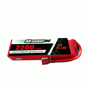 HD POWER 2200 mAh 35C 2S 7.4V akumulator lipo