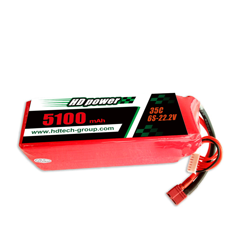 HDPOWER 5100mAh 35C 6S 22.2V bateria liposukcji