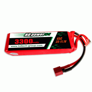 HD POWER 3300mAh 45C 3S 11.1V bateria liposukcji