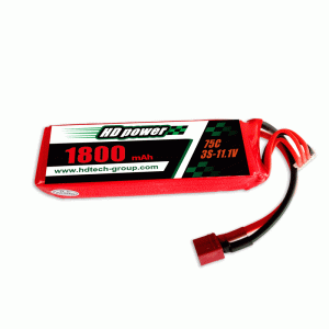 HD POWER 1800mAh 75C 3S 11.1V bateria liposukcji