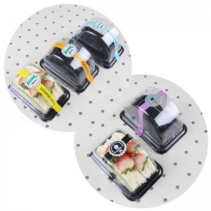 Ekologiczne Biodegradalne Pudełko do pakowania ciast kompostalnych, przyjazne dla środowiska, blistry do ciast