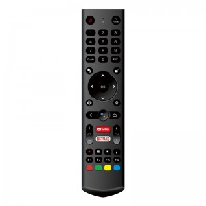 Pilot Android ze sterowaniem głosowym Bezprzewodowy pilot do telewizora na podczerwień \\/ bluetooth z przyciskami You Tube Netflix