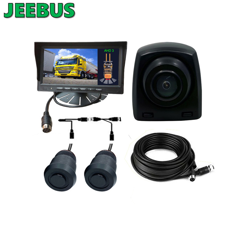 HD Night Vision Car Reverse Camera z 2Sensorami Ultasoniczny system monitorowania radarów parkingowych