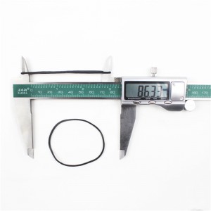 Punktowa średnica hurtowa 43mm czarna, wysoka sprężystość, wysoka elastyczność, bezpieczeństwo i ochrona środowiska rolnicza taśma z naturalnej gumy