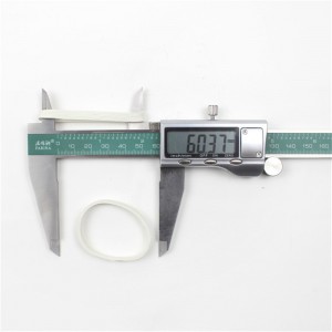 Regulowana, biała, poszerzona gumka o średnicy 38 mm, o wysokiej elastyczności i odporności na starzenie, do sprzedaży bezpośredniej w fabryce kultury biurowej i edukacji