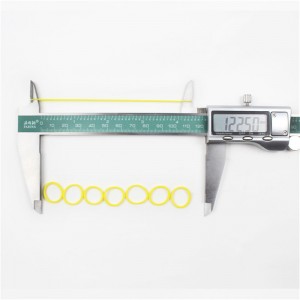 Fabrycznie bezpośredni, jednorazowy, kolorowy, mały rozmiar gumki bukiet danych Pierścień do spinania kabli gumowy pierścień o wysokiej elastyczności i odporności na starzenie