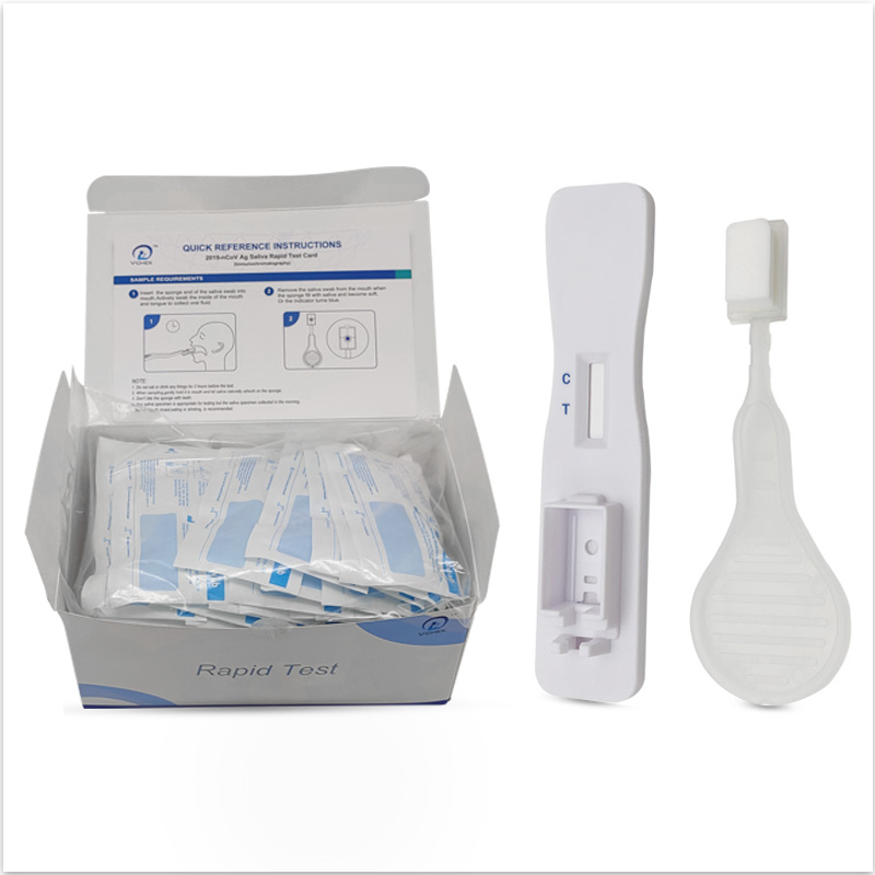 Karta szybkiego testu V-CHEK ™ 2019-nCov Ag (immunochromatografia)