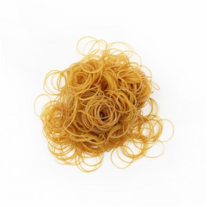 Fabrycznie dostosowana do potrzeb klienta, jednokolorowa żółta, bardzo elastyczna praktyczna gumka biurowa, kulturalna i edukacyjna