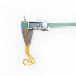 Fabrycznie wydłużony i poszerzony żółty, przezroczysty, odpornyna starzenie, odpornyna starzenie przemysłowy pasek gumowy