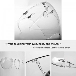 Anti Fog Goggle Unisex Visor Pełna Twarz Ochronna Tarcza Okulary