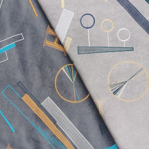 Haftowana tkanina flanelowa BNT6868