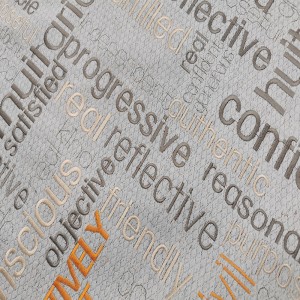 Haftowana bawełniana tkanina lniana BNT6863