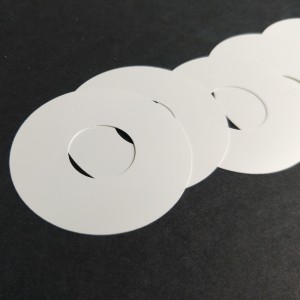 0.2mm okrągły odblaskowy papier biały gładka folia odblaskowa