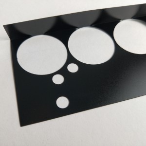 203 * 109 * 0,25 mm czarny arkusz izolacyjny PC, odpornyna temperaturę i łatwy w zginaniu arkusza izolacyjnego