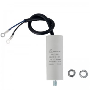 10UF 450V S3 40 N70 N0HZ CBB60 Capacitor do pralki