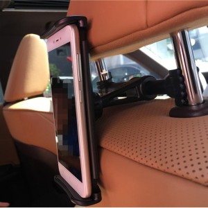 BackSeat Car Mobile Holder Samochód siedzenia tylne Telefon Mocowanie do iPhone 7 8 x IPAD Samsung S8 Uchwytna zagłówka
