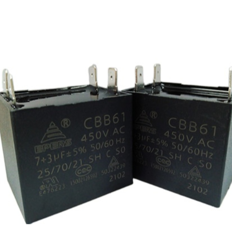 7+3uf 450V 25/70/21 CQC 50/60Hz SH S0 C cbb61 kondensator dla super wentylatora