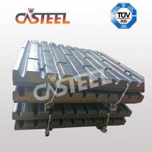 Wysokie płytki szczękowe z kamieniołomów Magrycznych dla C145 .C150 JAW Crusher