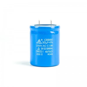 30UF 250V 50 N60HZ SH S3 40n71 CBB60 Capacitor do pompy wodnej