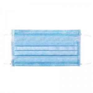 Niestandardowe logo Midical Grade 3Ply jednorazowenon tkane pojedyncze użycie maski twarzy