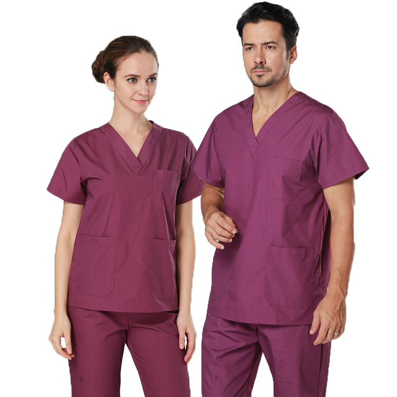 Pielęgniarka Doktor Uniform Tops Pants Scrub Ustawianiestandardowe logo
