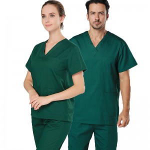 Pielęgniarka Doktor Uniform Tops Pants Scrub Ustawianiestandardowe logo