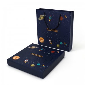 Dostosowana różowa pokrywa i podstawy Luksusowe Walentynki Włosy Karton Papier Pudełko Pudełko