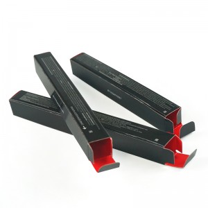 Gorąca sprzedażniestandardowa Drukowanie Mała szminka Zestaw Składany Papierowy Lip Gloss Box