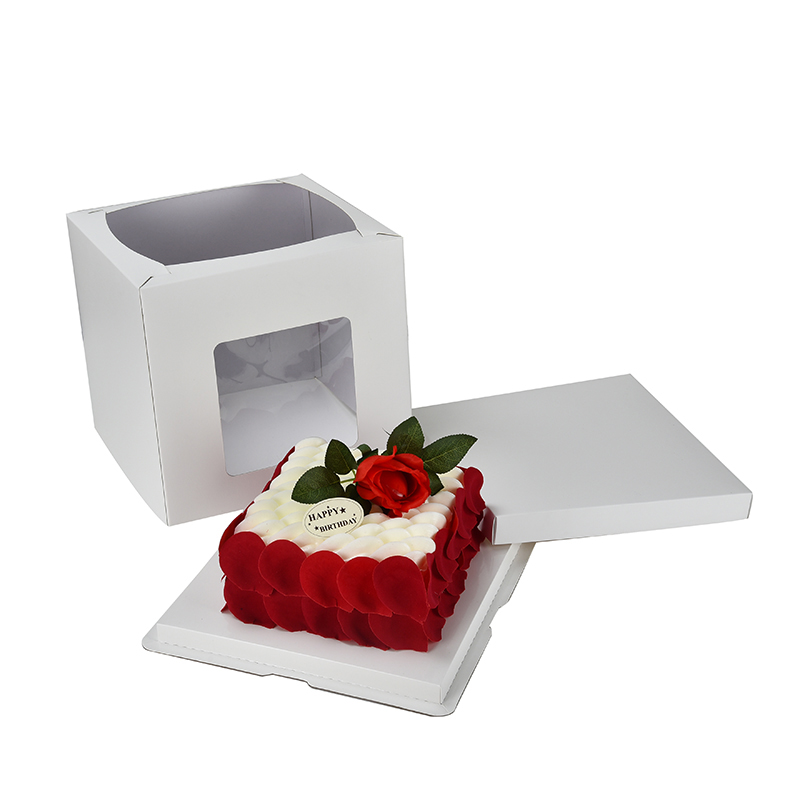 Nowe pudełkona ciasto weselne Handmade Luksusowe Papier Urodzinowy Tort Box