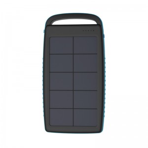 Amazon Waterproof Dual Solar Outdoor Charger Portable Moc Bank do uprawiania pieszych i podróży