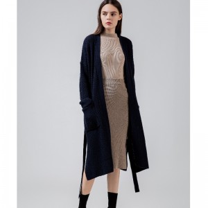 Luźna, stylowa i dorywcza australijska wełniana kardigan65003