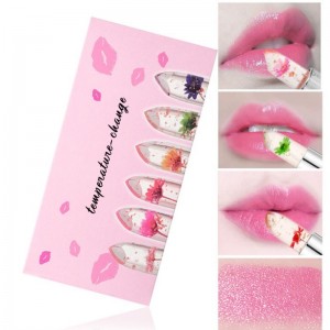 Przezroczysta szminka kwiatowa